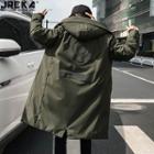 High-neck Hooded Down Coat