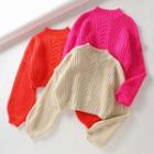 Rib Knit Cropped Sweater