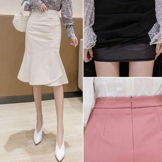 Irregular Midi Mermaid Skirt