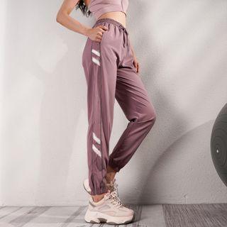 Quick Dry Striped Sports Pants