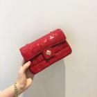 Patent Crossbody Bag 964 - Wine Red - One Size