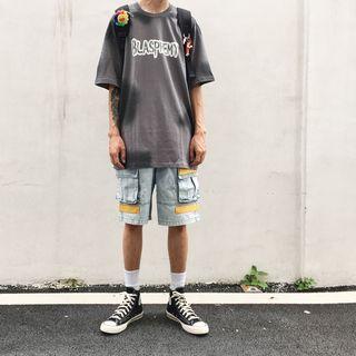 Tie-dye Printed Short-sleeve T-shirt