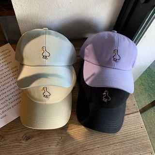 Duck Embroidered Baseball Cap