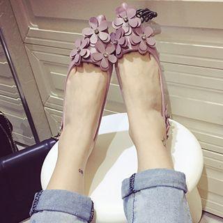 Floral Pointed Pumps