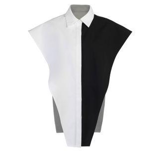 Batwing-sleeve Panel Shirt