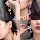 Acrylic Flower Dangle Earring (various Designs)