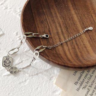 Cartoon Chain Bracelet 1 Pc - S065 - Bracelet - Silver - One Size