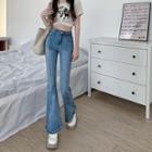 Bell Bottom Mid Rise Jeans