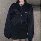 Cropped Bomber Jacket / Mini Skirt / Top