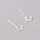 925 Sterling Silver Open Star Earring