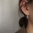 Stick Figure Drop Earring 1 Pair - S925 Silver - Scarecrow - One Size