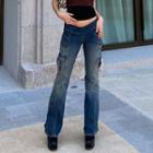 High-waist Vintage Boot-cut Jeans