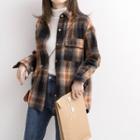 Plaid Shirt Brown & Coffee - One Size