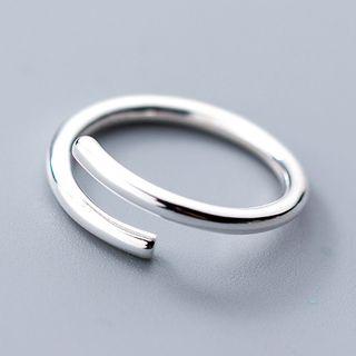 925 Sterling Silver Polished Open Ring S925 Silver - Silver - One Size