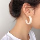 Resin : Semi Circle Earring As Shown In Figure - One Size