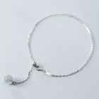 925 Sterling Silver Moonstone Anklet As Shown In Figure - One Size