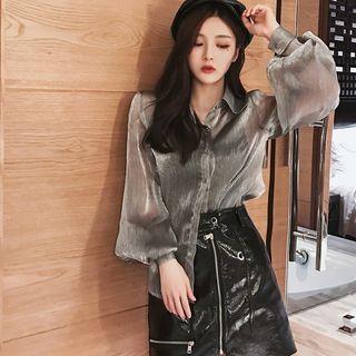 See Through Shirt As Shown In Figure - One Size