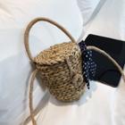 Woven Bucket Bag As Shown In Figure - One Size