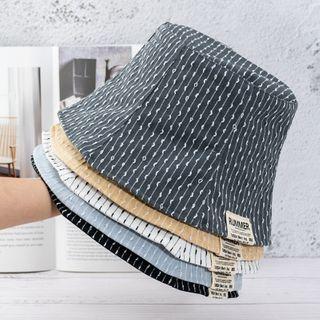 Reversible Stripe Bucket Hat