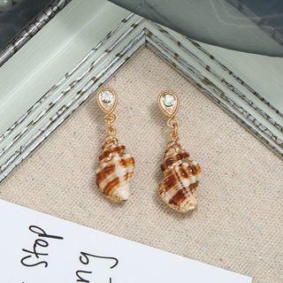 Shell Drop Earring As Shown In Figure - One Size