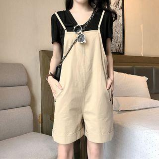 Plain Short-sleeve T-shirt / Jumper Shorts