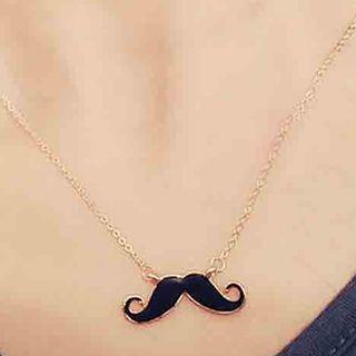 Mustache Necklace
