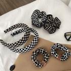 Checker Scrunchie / Headband (various Designs)