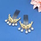 Faux Pearl Alloy Hair Comb