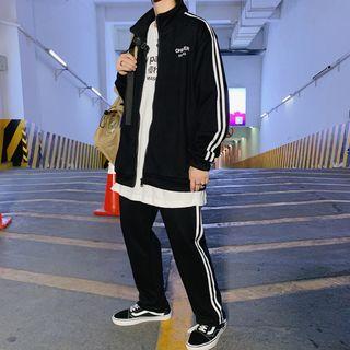 Set: Striped Jacket + Sweatpants