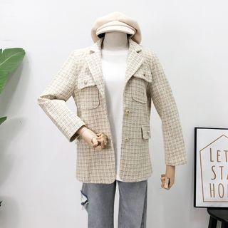 Lapel Woolen Light Jacket