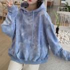 Dye Print Oversize Hoodie