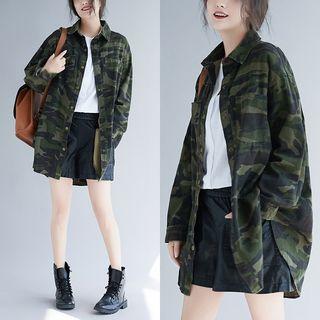 Camouflage Denim Shirt