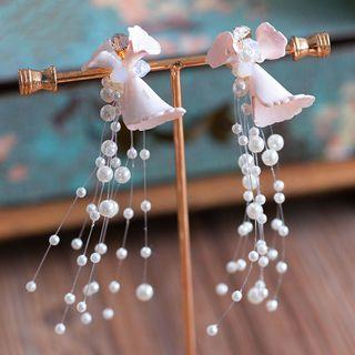 Set: Bridal Star Headpiece + Waterfall Earrings
