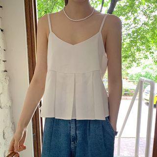 Flowy Camisole Top Almond - One Size