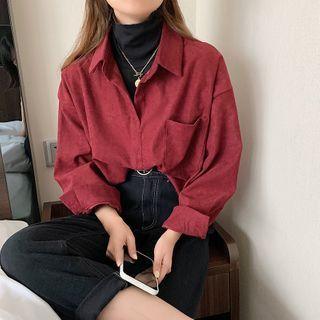 Long Sleeve Mock Two Piece Shirt