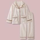 Cable Knit Coral Fleece Loungewear / Set