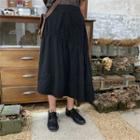 Asymmetrical A-line Skirt Black - One Size