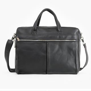 Faux-leather Briefcase
