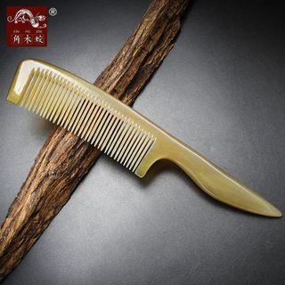 Horn Hair Comb Brown - One Size