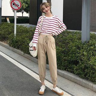 Striped Pullover / Harem Pants