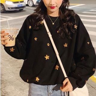 Star Sweatshirt Black - One Size