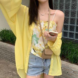 Geometric Print Camisole Top / Shirt