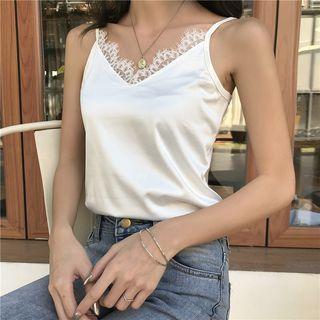 Spaghetti Strap Silky Top