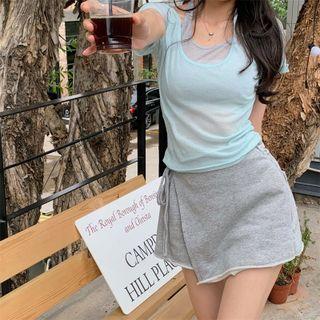 Short-sleeve T-shirt / Skort