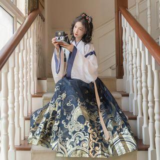 Hanfu Maxi Skirt