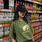 Short-sleeve Print T-shirt Avocado - One Size