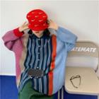 Vintage Contrast Loose-fit Shirt