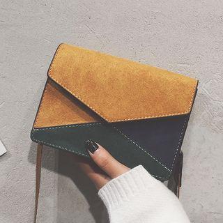 Color Block Envelope Crossbody Bag