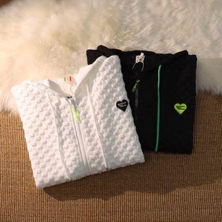 Heart Zip-up Hoodie