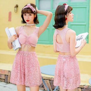Set: Drawstring Bikini + Cover-up